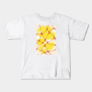 Water - Abstract Organic Shapes with Earthy Texture Kids T-Shirt